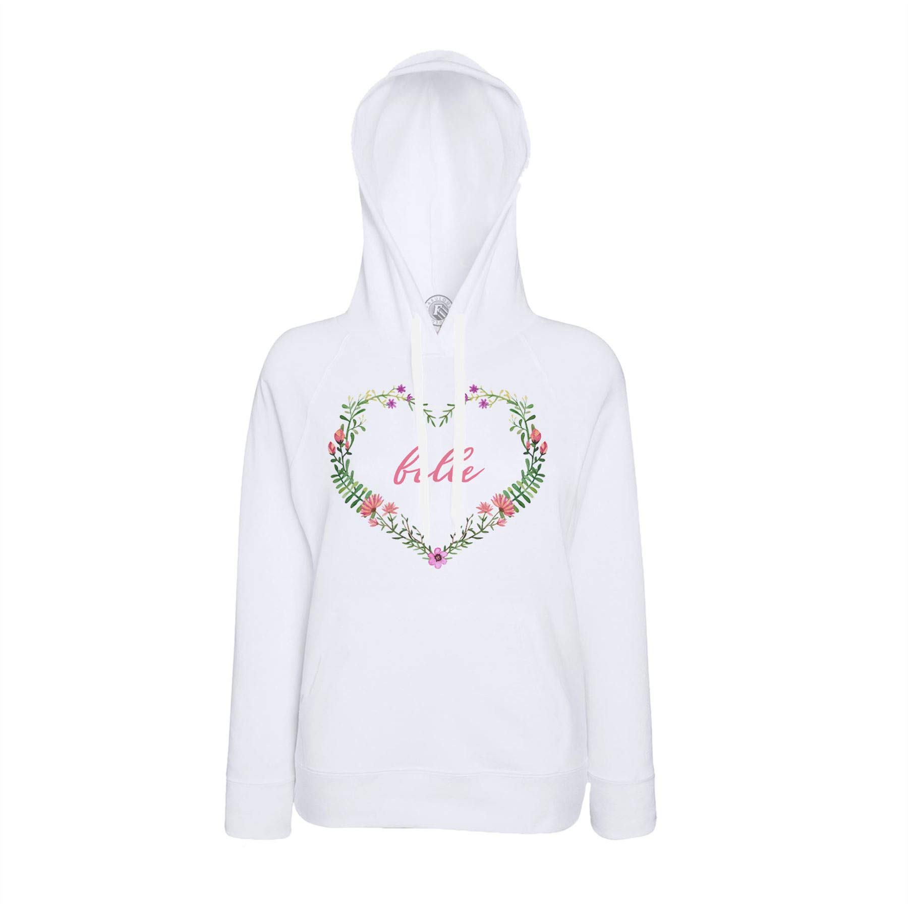 Sweat à capuche calligraphie floral Belle Fleur vêtement décontracté - 2