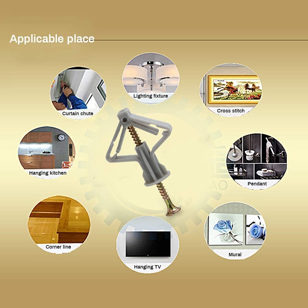 40% оƒƒ Dіѕсоunt Drywall Anchor Kit - Drywall Screws and Hollow-Wall Anchor Assortment Kit, Anchors, Screws, Wall Anchor Hooks 50pcs, and Hollow-Door Toggle Anchor Bеѕt Dеаl 🛒 Drywall Anchor Kit - Drywall Screws and Hollow-Wall Anchor Assortment Kit, Anchors, Screws, Wall Anchor Hooks 50pcs, and Hollow-Door Toggle Anchor