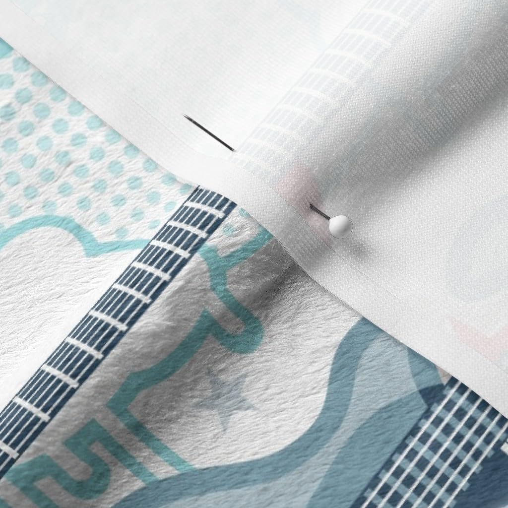 Spoonflower Fabric - Rock Roll Music Band Guitar Guitars Printed on Minky Fabric by The Yard - Sewing Baby Blankets Quilt Backing Plush