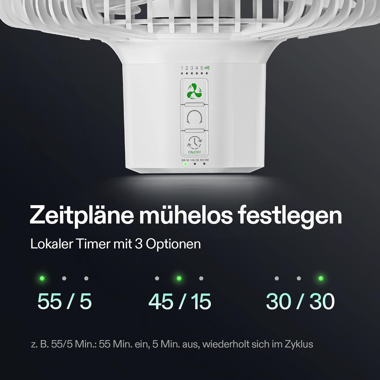 VIVOSUN AeroWave E6 Gen2 Growzelt-Clip-Ventilator150 mm, EC-Motor, Smarte WLAN-Steuerung,10-stufiger & 2 Modi, automatischer oszillierender Ventilator, Luftzirkulator für Growbox, Timer, IP54 2er-Pack