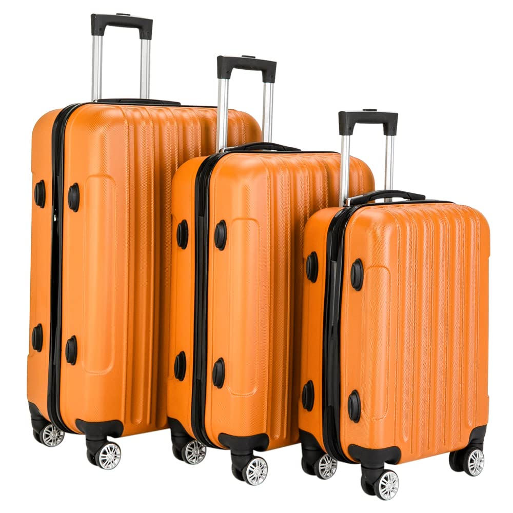 WEI WEI GLOBAL 3-in-1 Multifunctional Traveling Storage Suitcases - Lightweight Carry Ons with TSA Lock - Travel Luggage