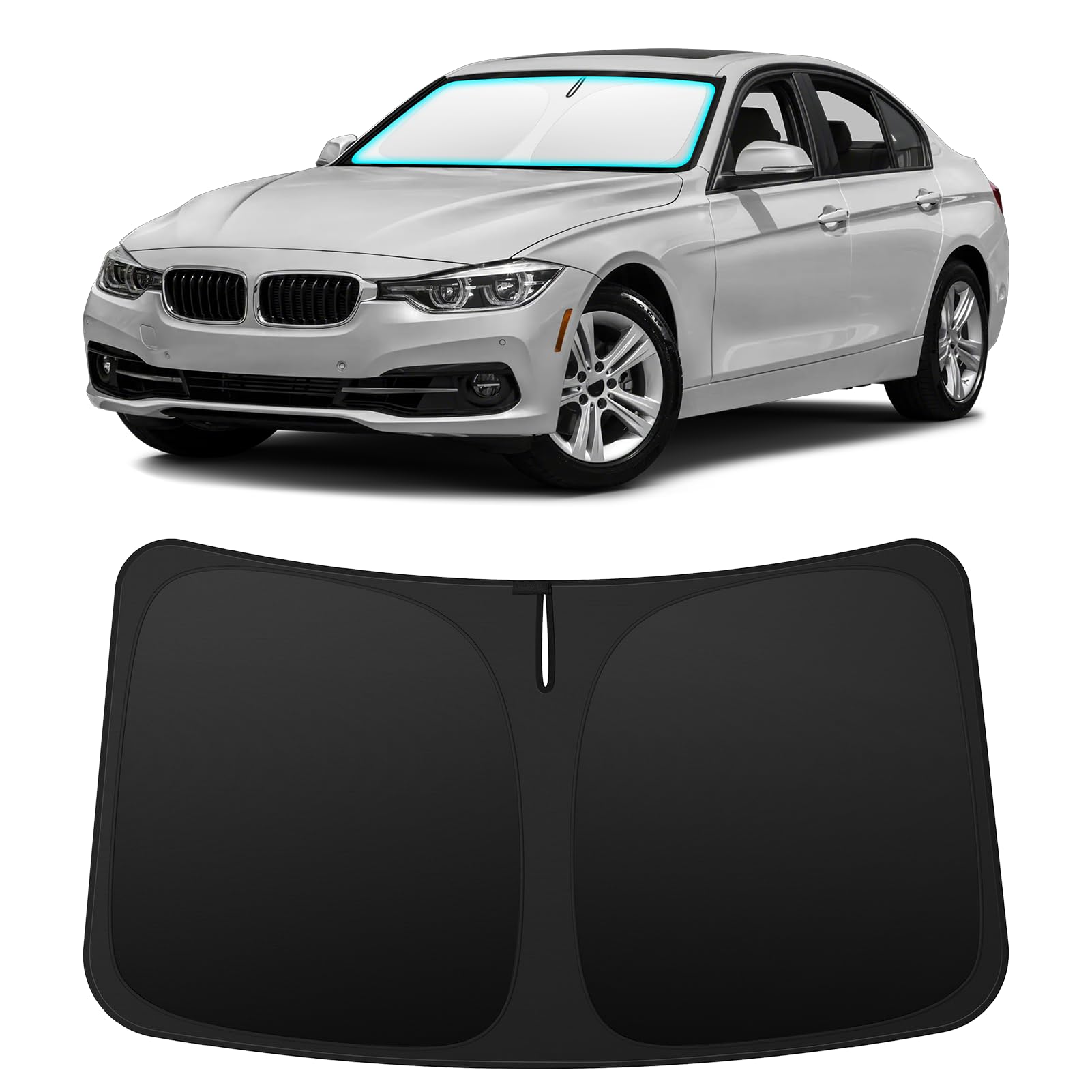 INSAUTO Custom Fit Windshield Sun Shade for BMW 3 Series 2013-2018