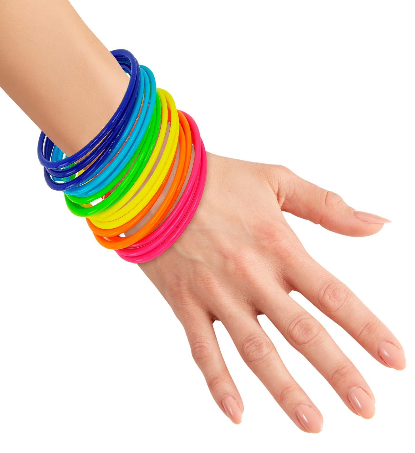 W WIDMANN MILANO Party Fashion 05844 18 sztuk wielokolorowych bransoletek na karnawał, imprezę tematyczną, 18 sztuk