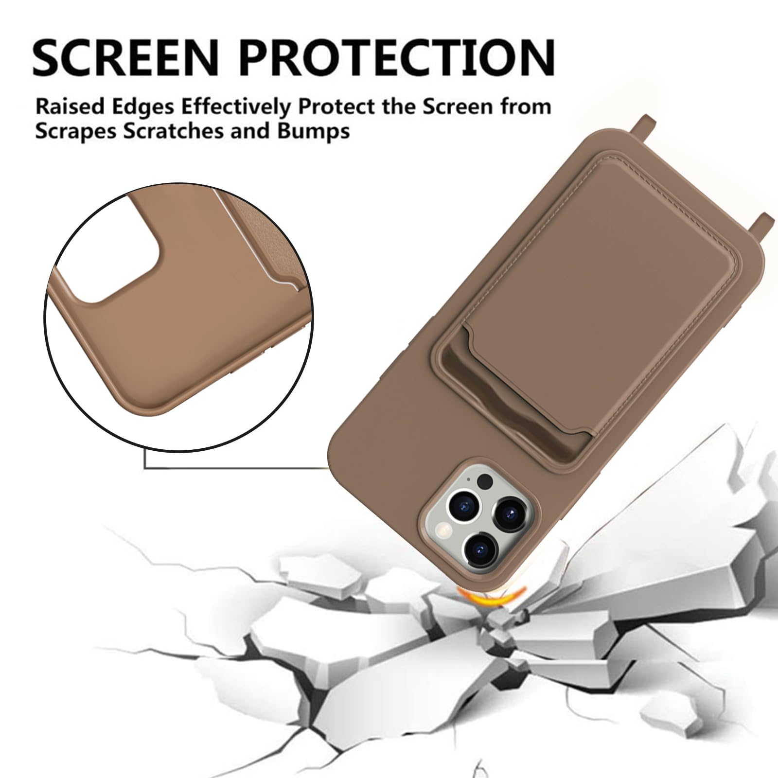Amazon.com: Vorhcaum Case for iPhone 16 Pro Max with Crossbody