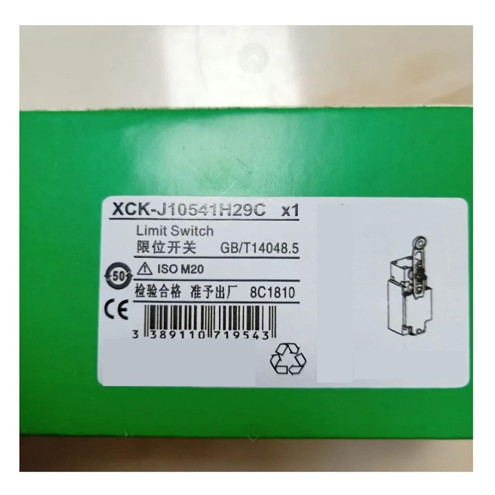SJJBVPYX Limit switch, travel switch XCK-J10541H29C