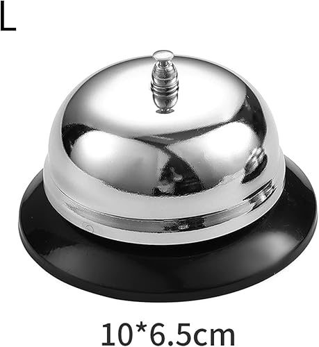 Miniatura 8 de Campanas de escritorio de metal Campanas de servicio Campanas de recepción de cocina Campanas de llamada para área de recepción Servicio al cliente