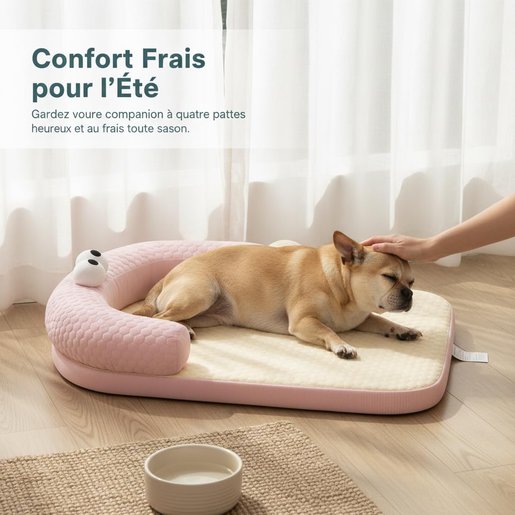 Lettino Rinfrescante per Animali con Cuscino to, Ideale per l'Estate, per il sonno, style to 2
