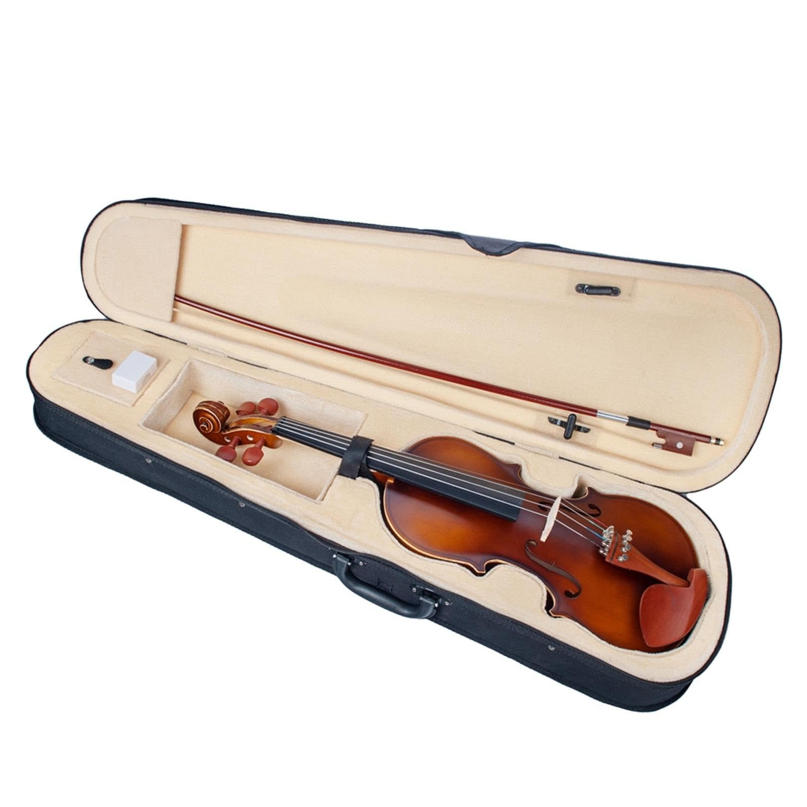 Violino Set Violino Acustico Quattro/4 Violino per Principianti con Custodia Rigida