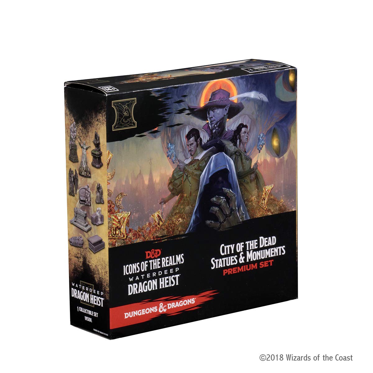 Rubie's WizKids D&D Icons of the Realms: Waterdeep Dragon Heist (8 ct. Standard), Booster Brick | DnD Miniaturen Halloween