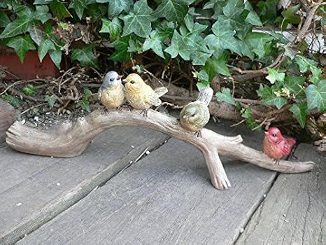Amazon Co Jp 森の仲間たち バード４羽セット 小鳥 とり トリ N１１７７７ オーナメント ガーデン オブジェ ４羽の話b ガーデニング 置物 インテリア リアル Diy 工具 ガーデン