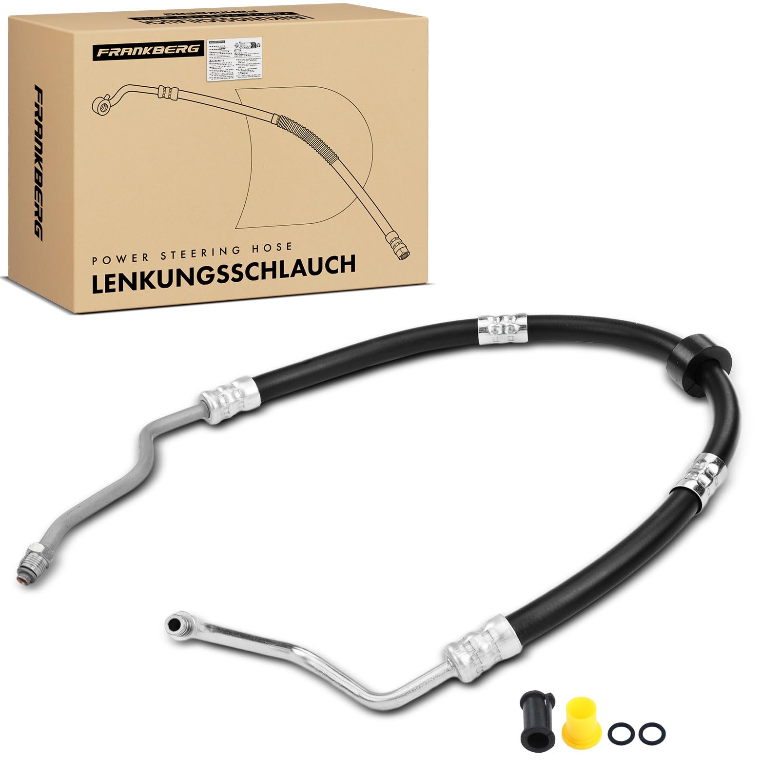 Frankberg Servolenkung Schlauch Benzin Kompatibel mit W203 S203 C180 C200 C230 2002-2007 CL203 CLC160 CLC180 CLC200 2008-2011 C209 200 2002-2009 A209 CLK200 2003-2010 Replace# A2034604524