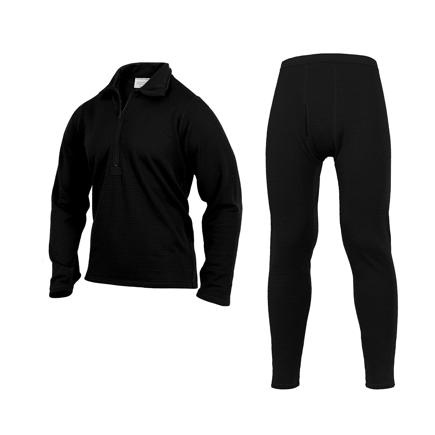 RothcoECWCS Gen III Mid-Weight Underwear Top & Bottom Set (Level II) Tactical Grid Fleece Thermals
