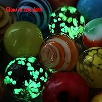 Vista 4 de 42 piezas de canicas para entusiastas de niños 0.63 pulgadas pequeña decoración de vidrio hecha a mano conjunto a granel para juguetes