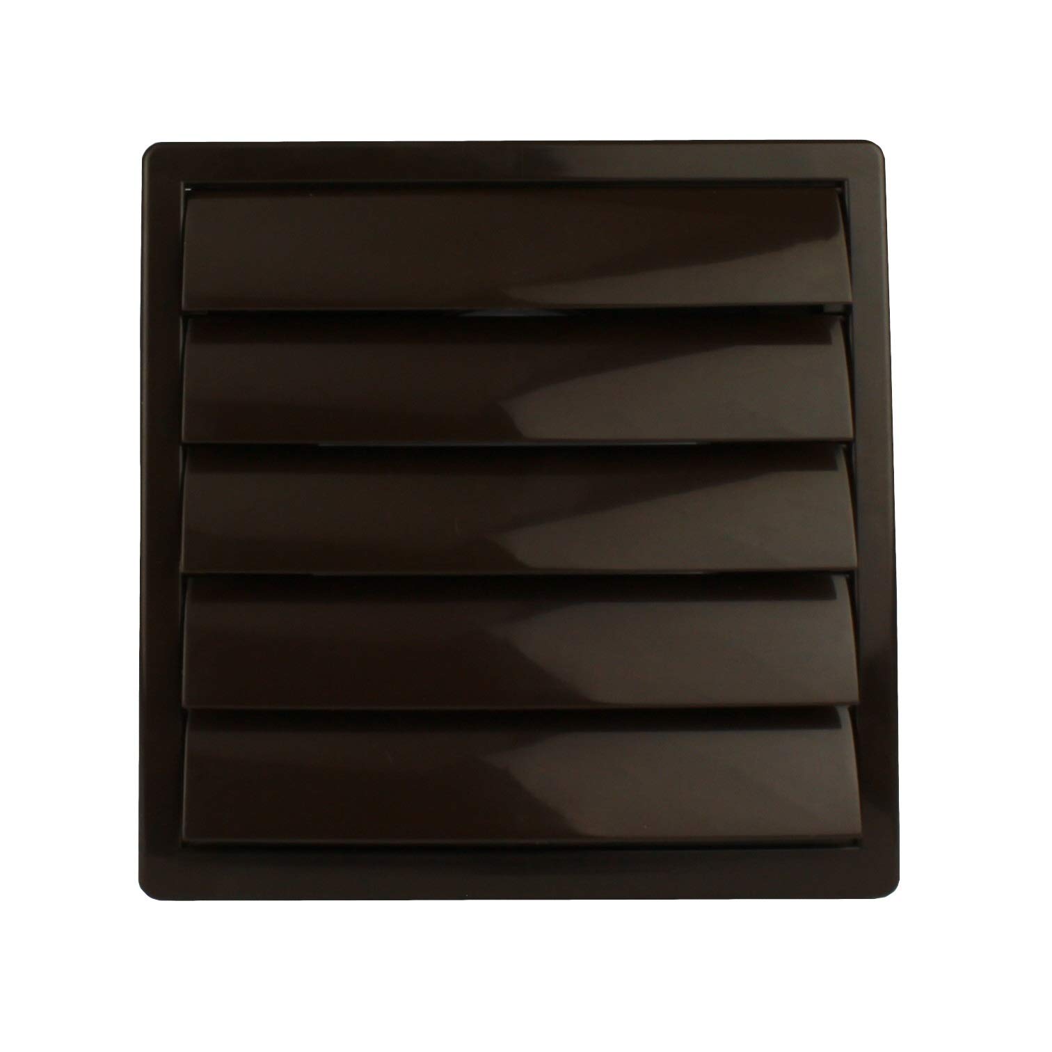 MKK Slats Ventilation Grille Movable, Brown, Ø 120 mm