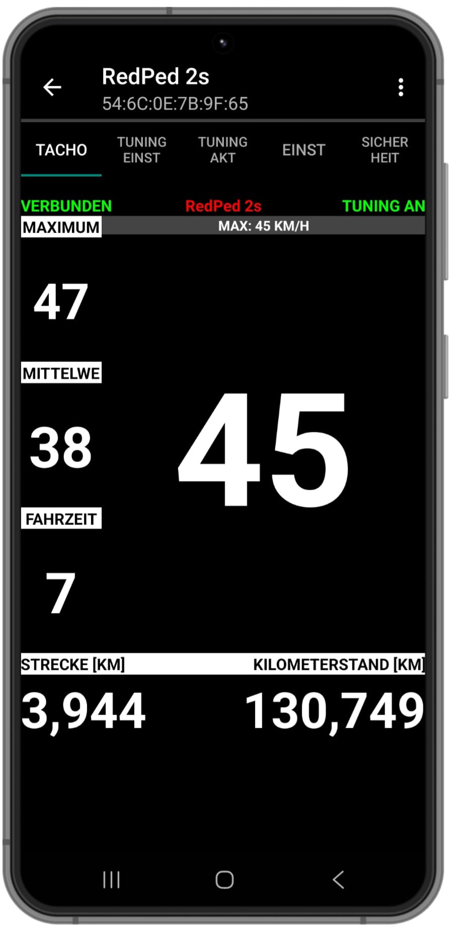 2s für Shimano EP8 E-Bike Tuning mit App EP800 eBike (NICHT EP6 EP801)