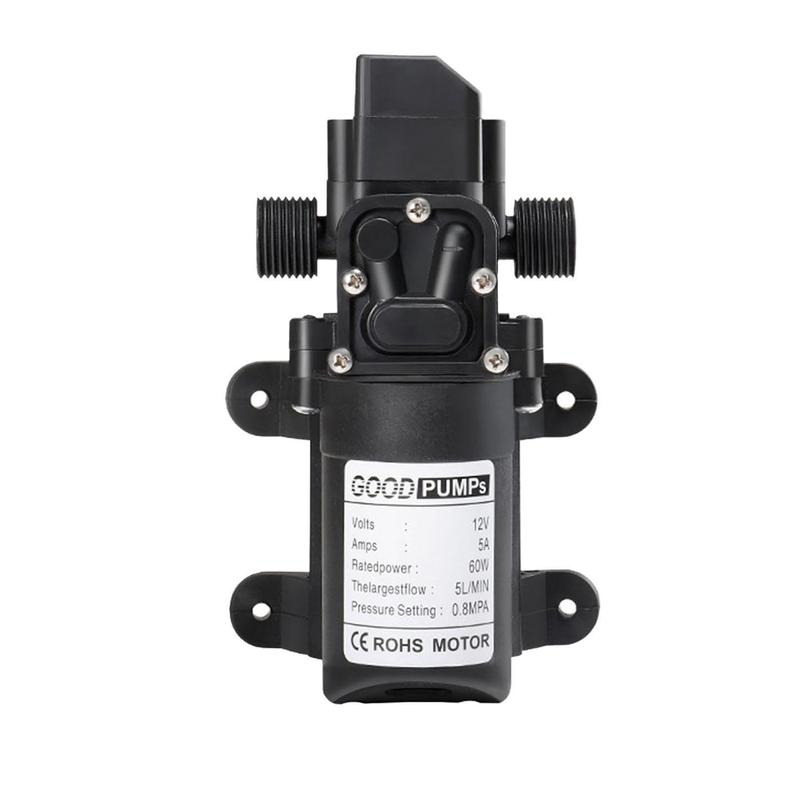 Enakshi® Self Priming Sprayer Pump Diaphragm Pump 12V 60W 0.8mpa for Lawn Car Washing|Home & Garden | Home Improvement | Plumbing & Fixtures | Pumps-picture-24