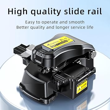 Tumtec A3 One-Step Optical Fiber Cleaver High Precision Optical Fiber Cutter Tool with 5 in 1 Fixture Lightweight