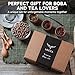 Locca Boba Tea Kit | 24+ Bubble Teas | Premium Daily Joy Kit | Premium Matcha, Earl Grey Lavender, Jasmine | Vegan & Gluten Free Boba Drink | Premium DIY Boba Tea Kit (DAILY JOY)