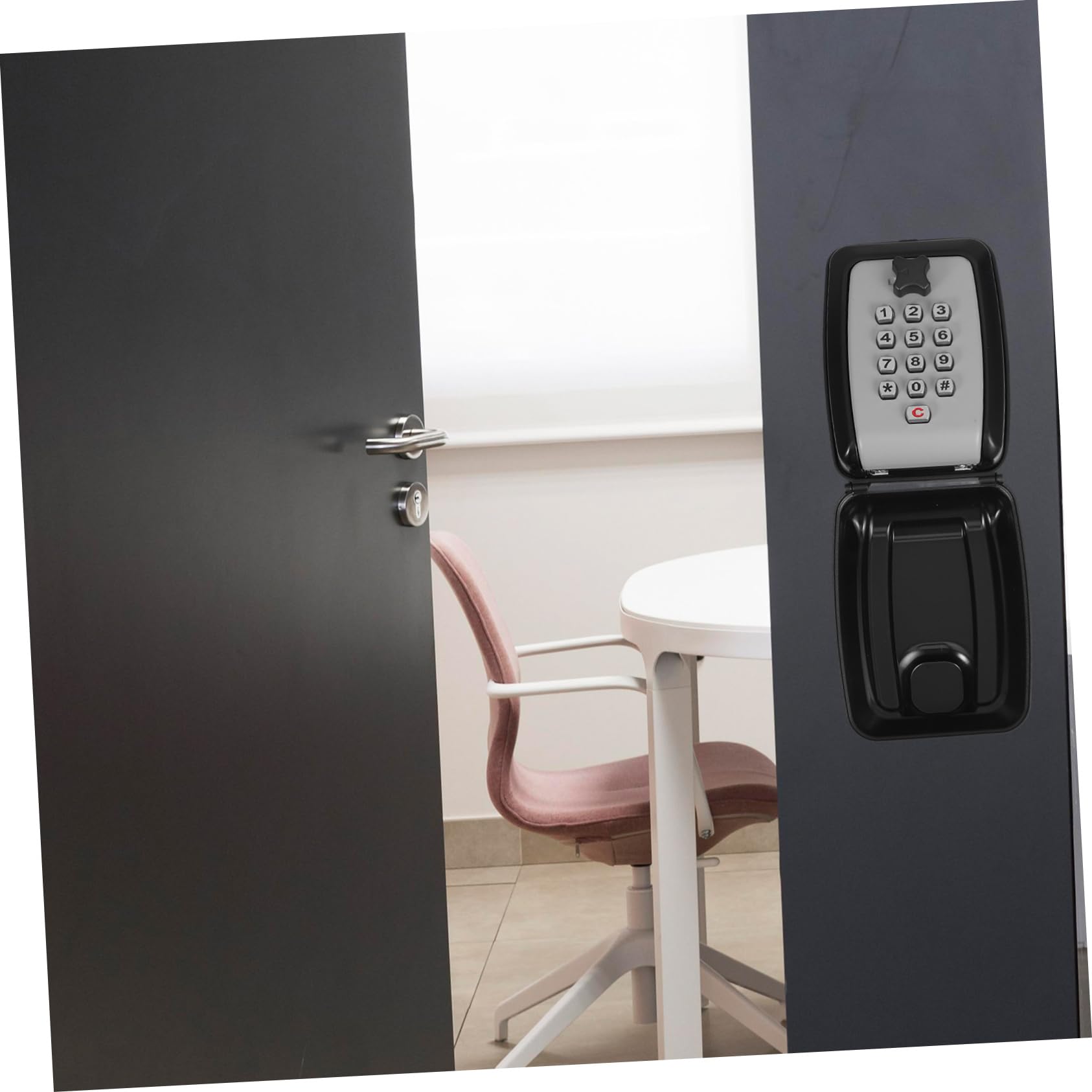 Cassetta Portachiavi con Codice Cifre Realizzata per Chiavi di Casa e Auto Montaggio Parete Resistente Intemperie e Usura