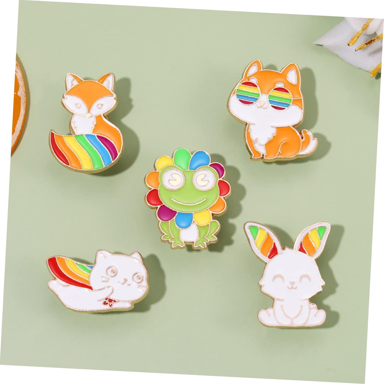 25stücke Teiliges Cartoon Tier Broschen Niedliche Emaille Anstecknadeln Für Damen Und Mädchen Bunte Anstecker Als Modische Kleidung Dekoration Lustige Design Gemischten Stilen