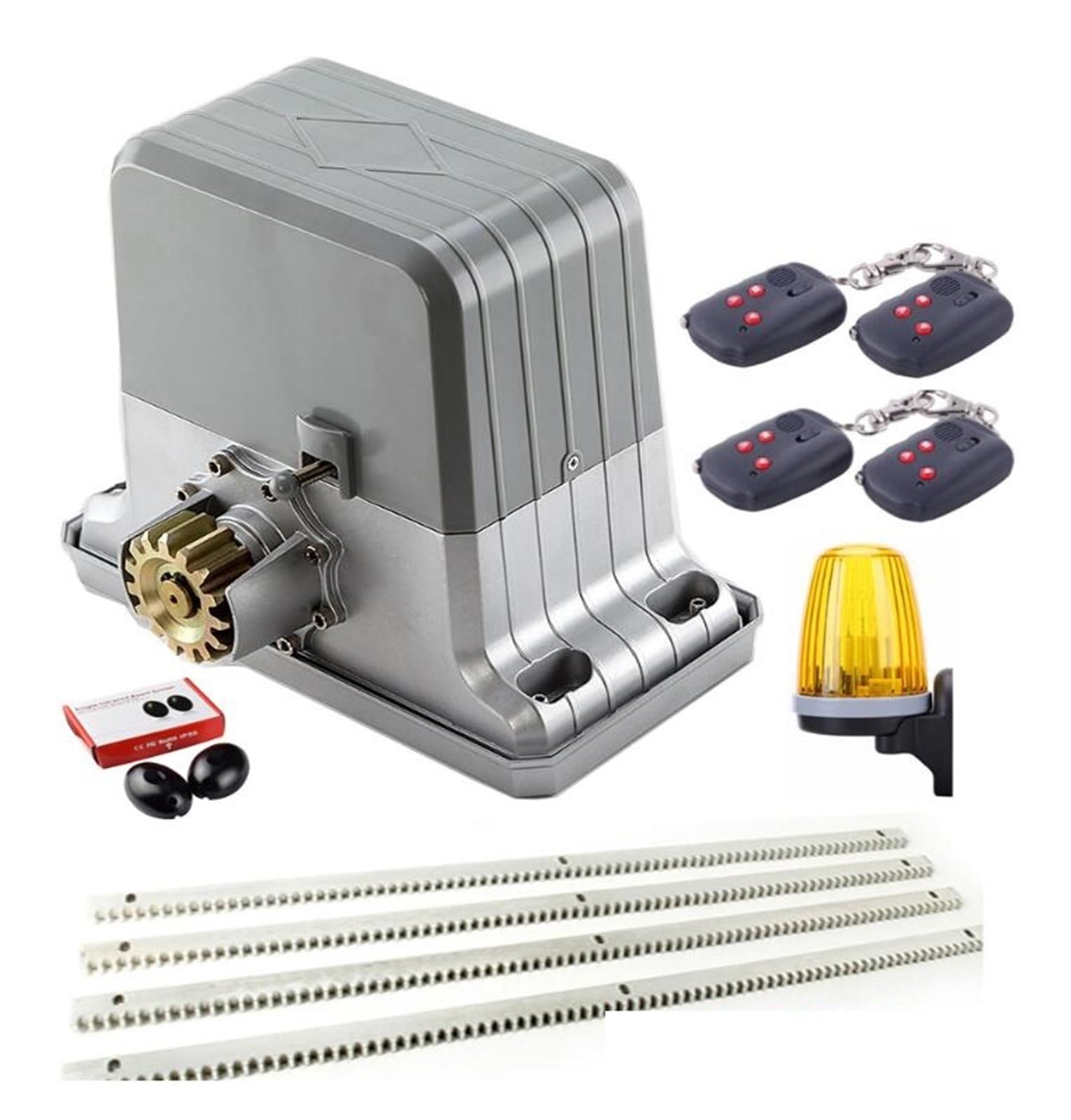 Rsgxlfqzvak Kit10-7M Automatic Gate Opener, Dhl Free Waterproof Sliding Automatic Gate Opener 1800Kg Motor Engine With 6M 7M 8M 9M Racks Optional(Kit10-7M)