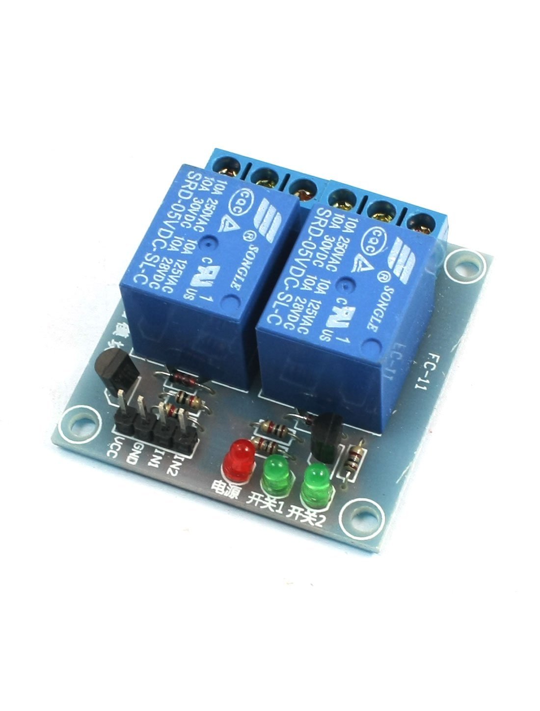 Modulo Relè 2 Canali DC 12V Con Fotoaccoppiatore - Controllo Alto/Basso Livello, Carico 250V/10A - Foto 8