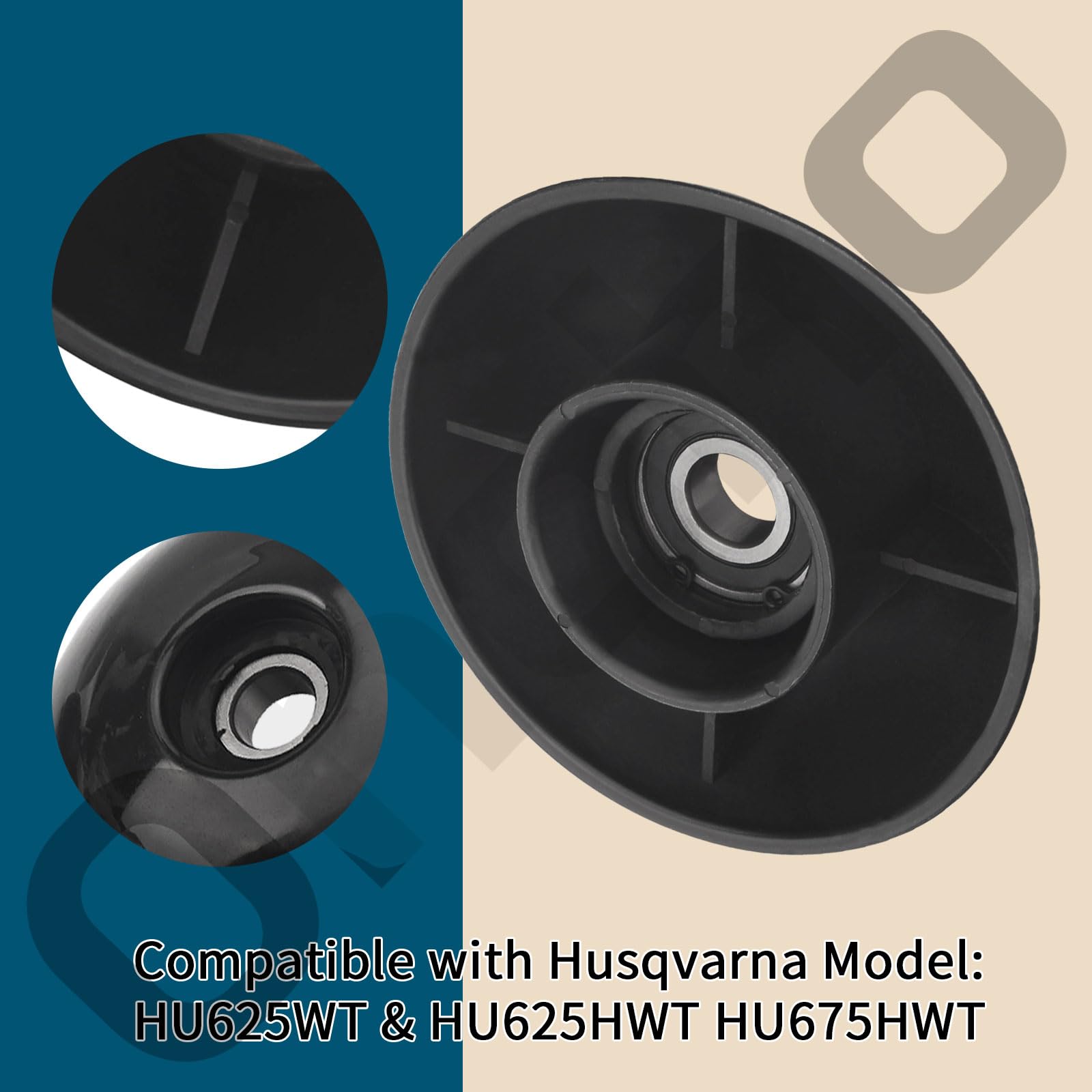 Ohoho 532182217 Bola de corte y montaje de pernos 532180334 compatible con cortacésped Husqvarna/Craftsman/AYP. Reemplazo: 180334 182217 180337 (1)