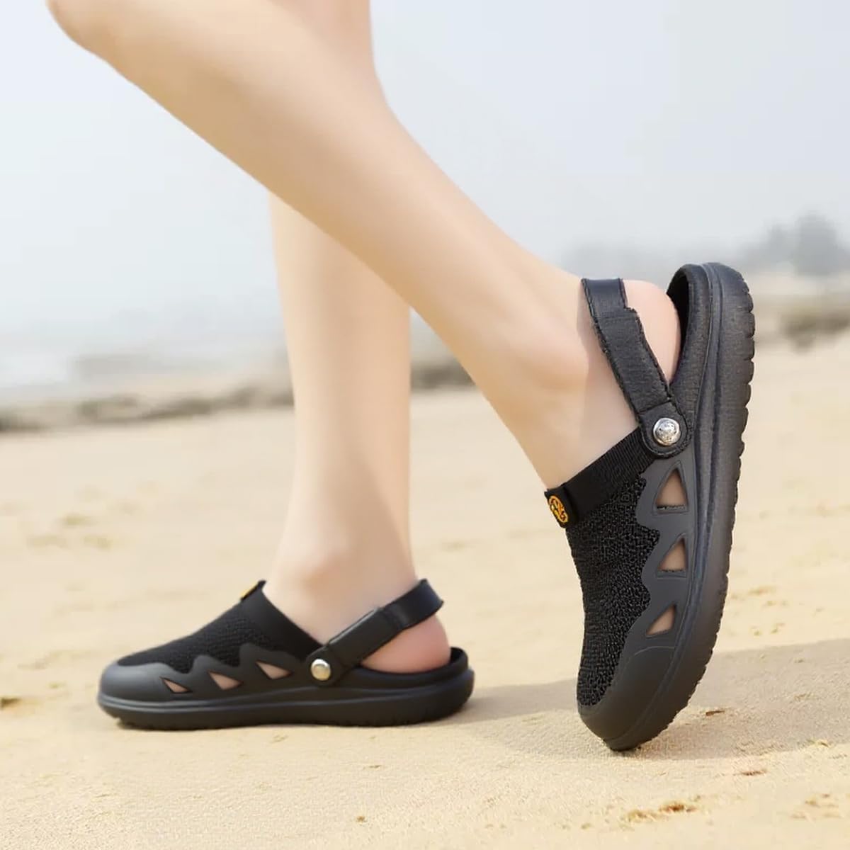 Clogs Hausschuhe Damen Herren Gartenschuhe atmungsaktive Orthopedic Gartenclogs Sommer leichte rutschfest Strand Sandalen Fußbogen Pantoletten