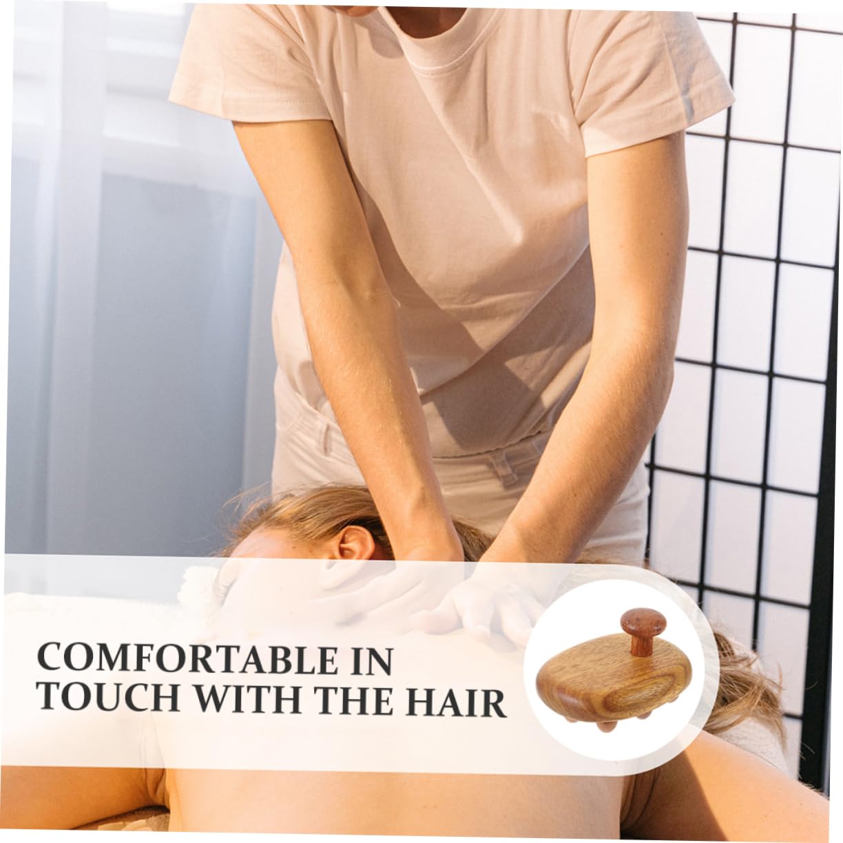 BESTYASH 3 series Cepillo De Masaje De Sándalo Ducha Fascia Del Cuero Cabelludo Cepillo El Cabello Masajeador Herramienta De Masaje Del Cuero Cabelludo Peine 2 piezas x 3