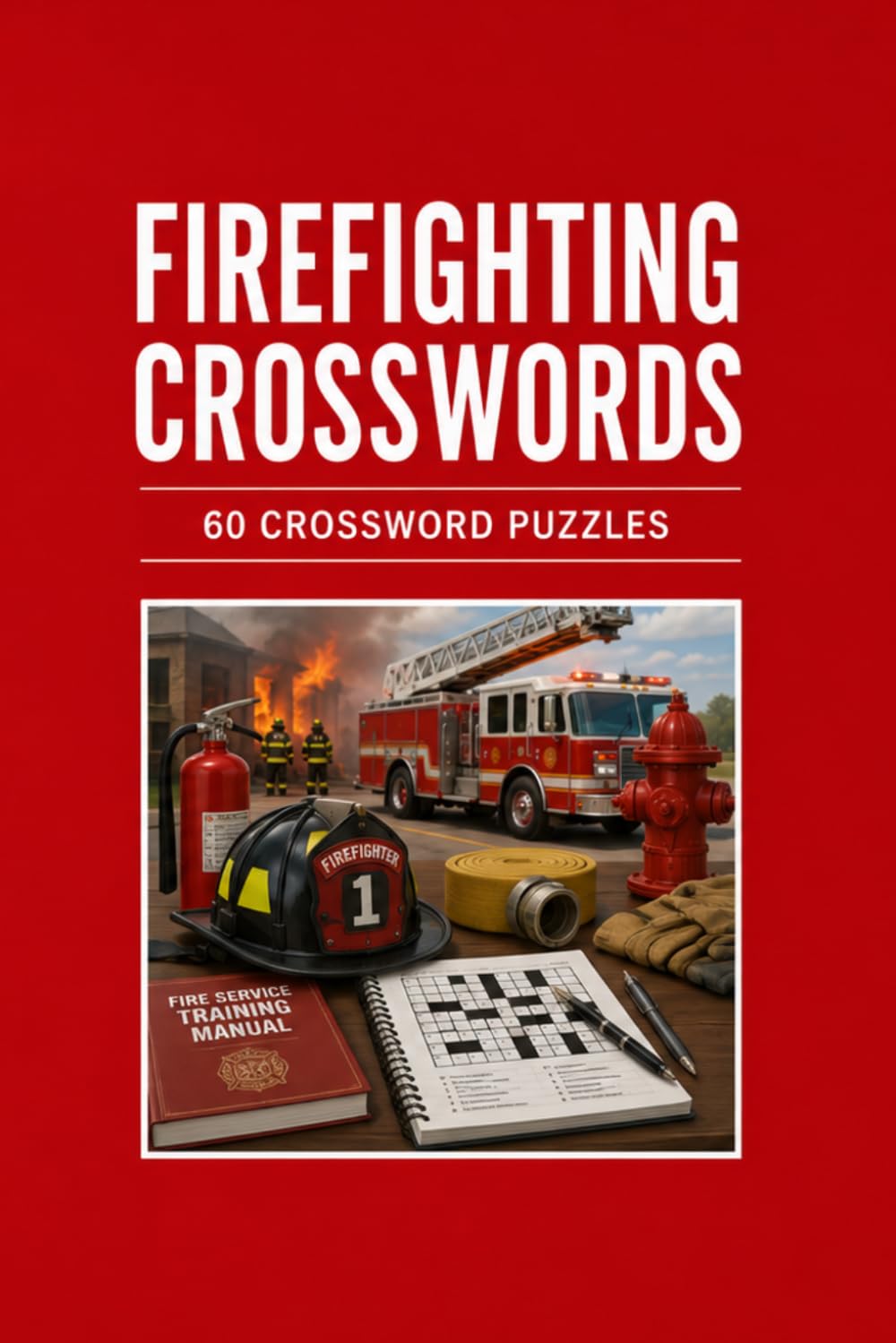 Firefighting Crosswords 60 Crossword Puzzles: | 6x9 Inches, 120 Pages | 60 crossword Puzzles | Solutions Included|