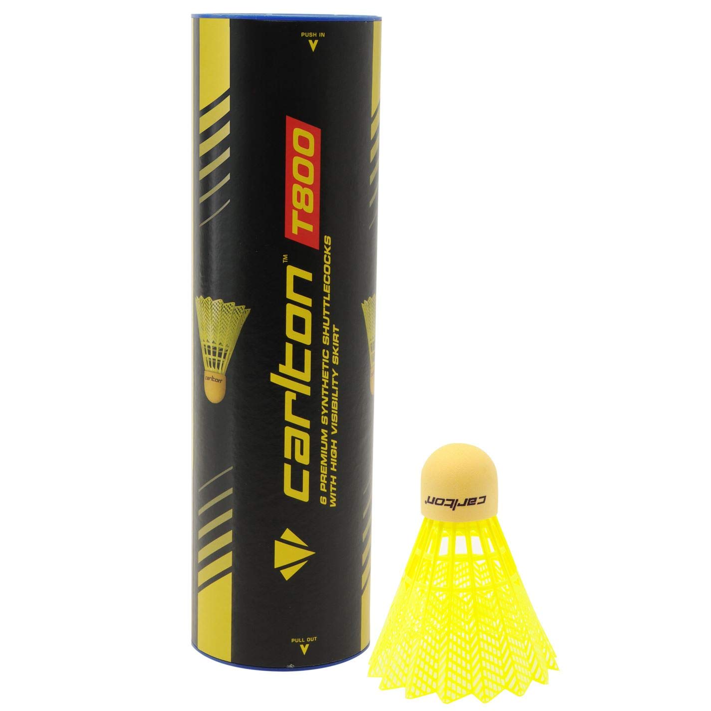 Carlton Unisex T800 Shuttlecock Yellow Speed M