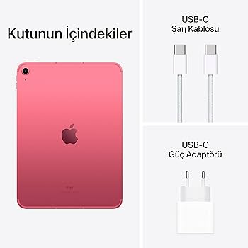 Apple 2022 10.9 inç iPad (Wi-Fi + Cellular, 64 GB) - Pembe (10