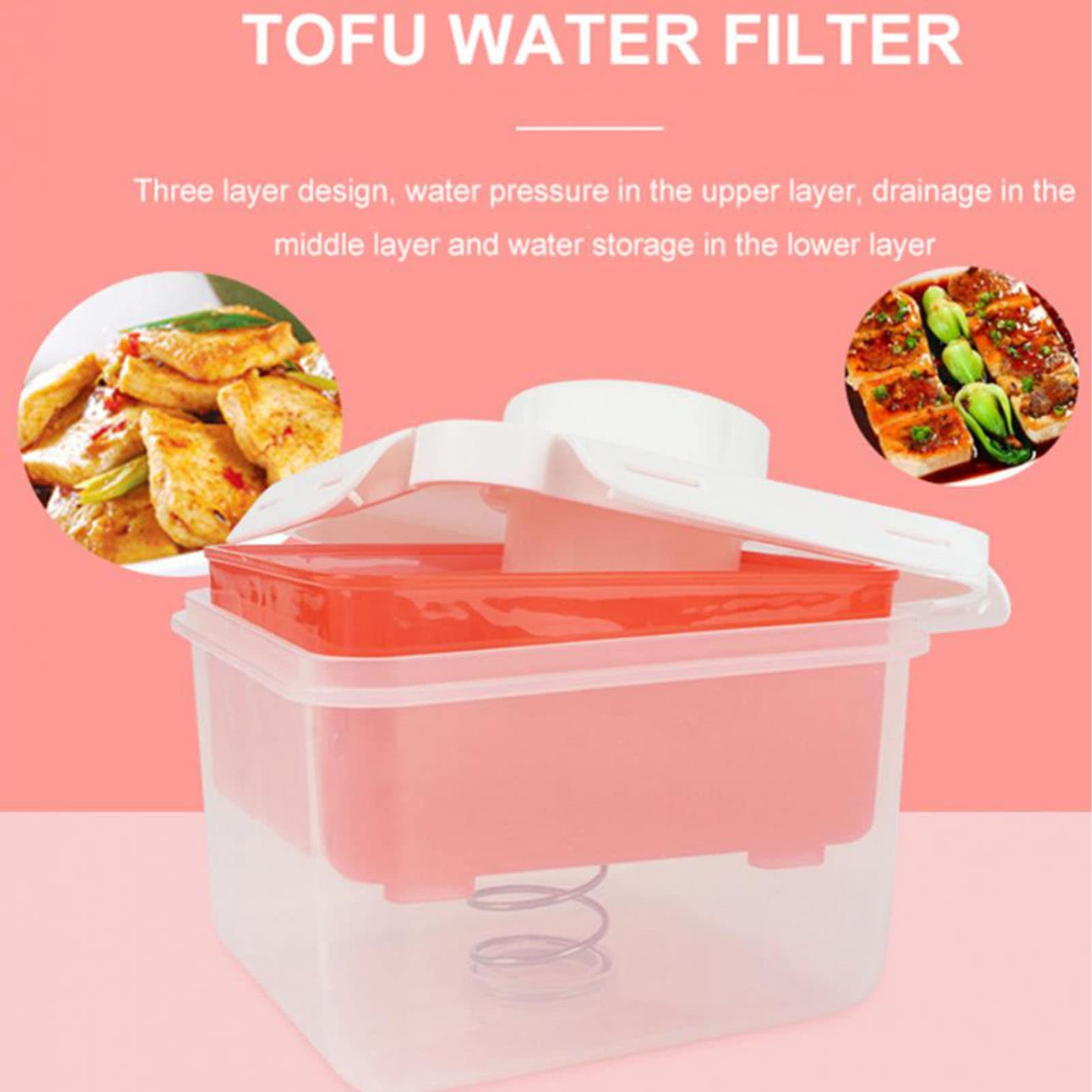 Pressa Per Tofu In Acciaio Inossidabile - Kit Per Fare Tofu Casalingo Con Garza E Piastra