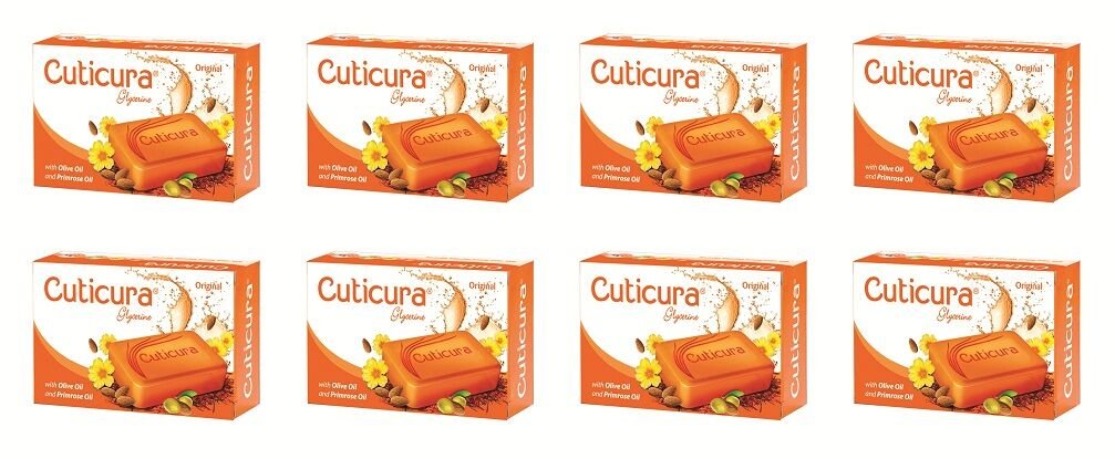 Cuticura Original Glycerine Soap with Olive Oil and Primrose Oil, 75g (Pack of 8)-image-27