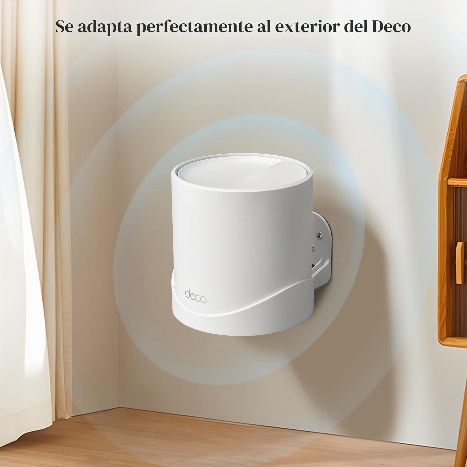 Soporte de pared para TP-Link Deco AX1500/AX3000/X10/X20/X50/X60/X1500/X4300 Pro/X5000/X5400 Pro/W3600/W4500/W6000 (paquete de 1)