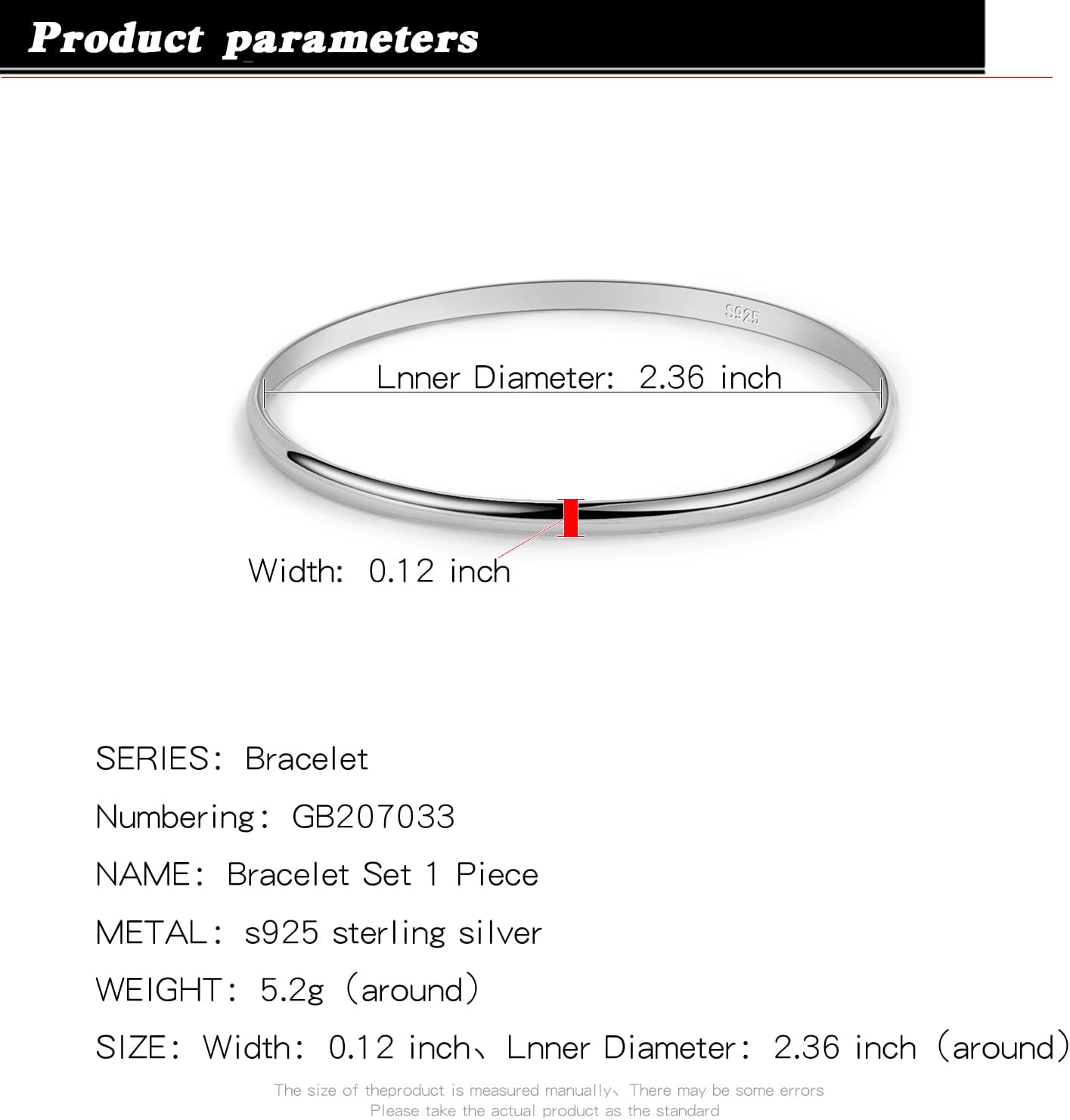 H&Beautimer Solid 925 Sterling Silver Bangle Bracelet 0.08'' Twisted/Glossy Bracelet for Women Girls 24K Gold/Rose Gold Round Bangle 1/2/3 Loop Party Jewelry Thanksgiving Gift - Image 2