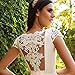 QING XIN-1225 Vestido de Novia Nueva Lista de Manga Corta de los...