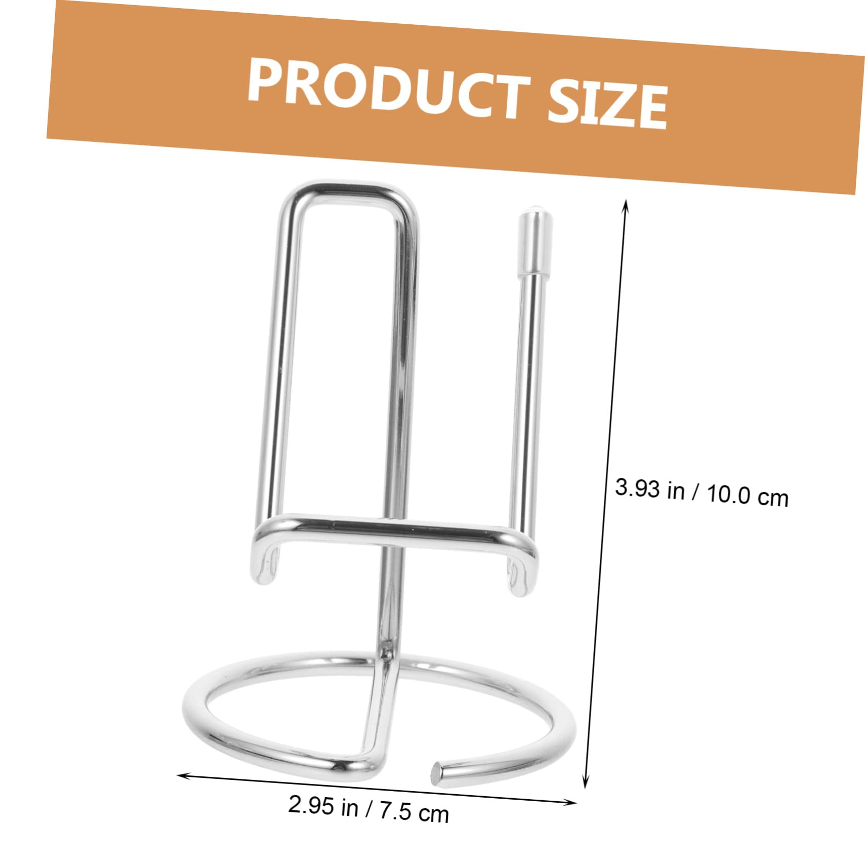 NUOBESTY 2pezzi Supporto in Ferro per Telefono Cellulare Staffa da Scrivania per Tablet Portatelefono Portatile per Ufficio e Casa Design Semplice e Pratico