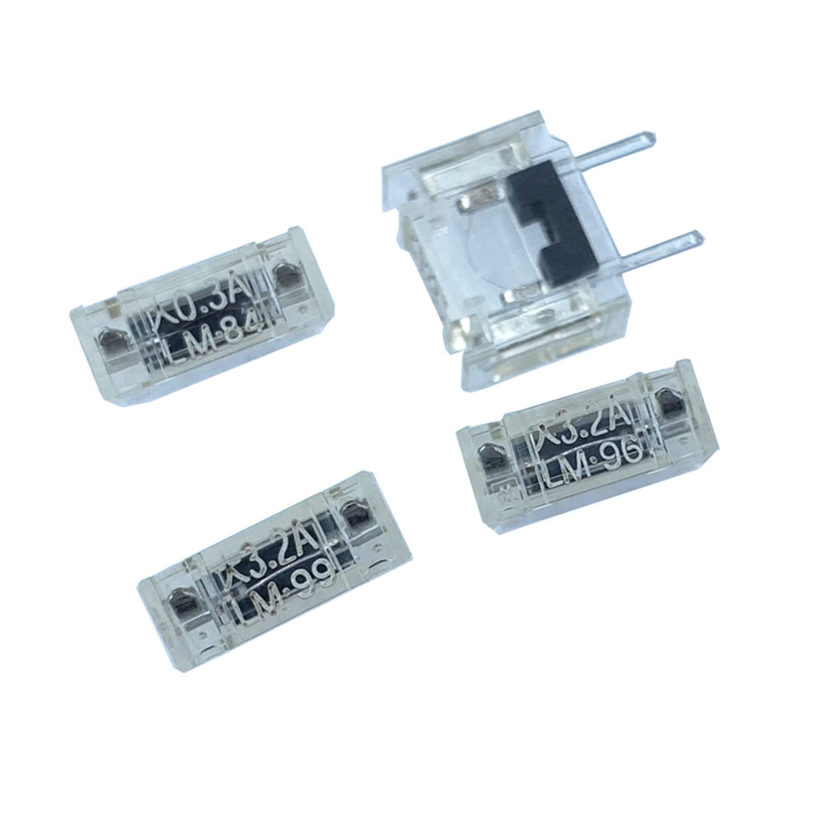 1 Uds máquina herramienta fusible/brazo de robot fusible/fusible 0.3A 0.5A 1A 1.3A 1.6A 2A 3.2A 4A 5A LM91/92/93/94/95/96/97/98/99/9X/9Y/9Z(1.6A,Transparent)