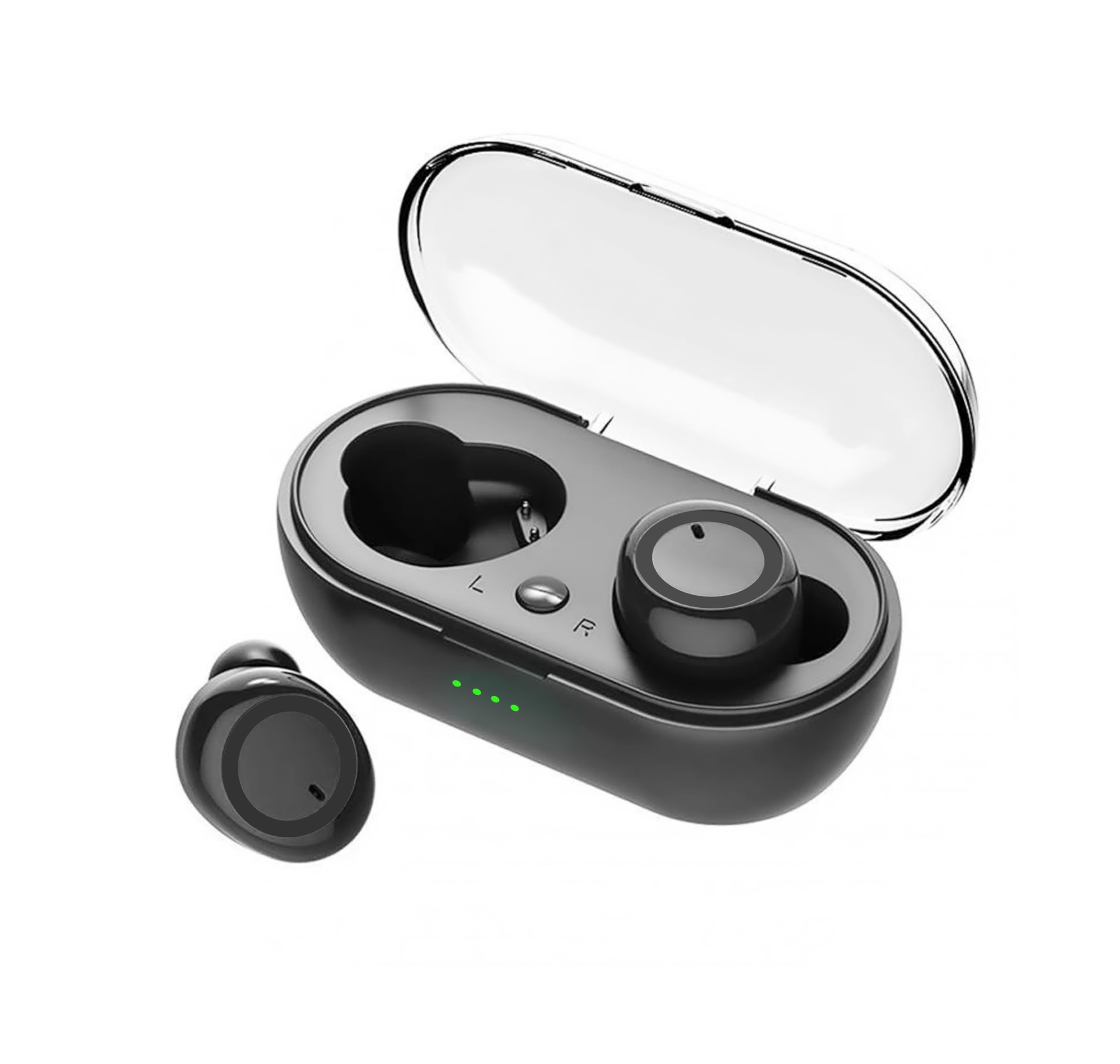 Iends IE-TWS37 Wireless Earbud with Case, Black