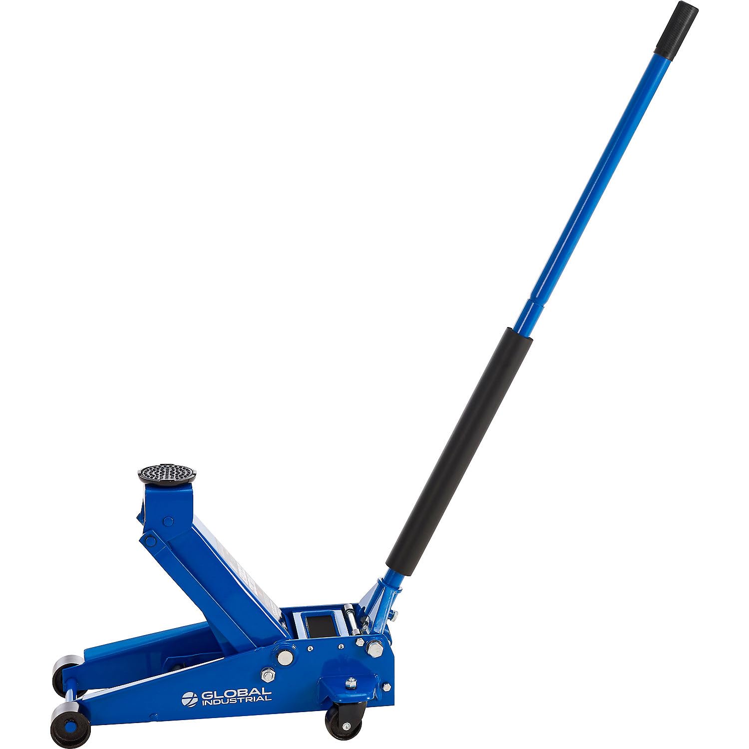 Global Industrial 3 Ton Service Jack, Dual Pump, Blue