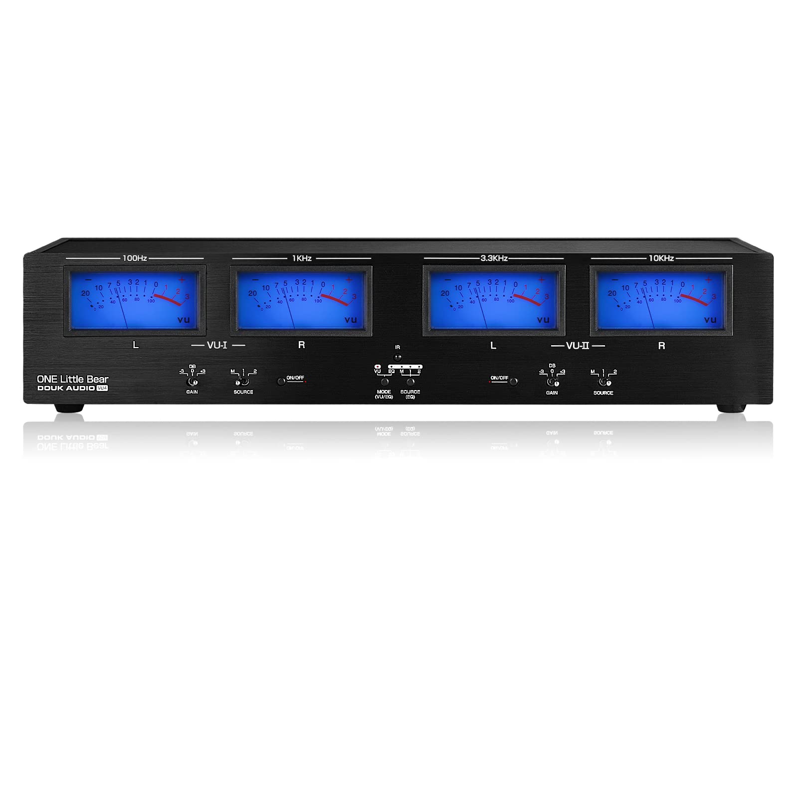 Amazon.co.jp: MIC LINE アナログ 4つ VUメーター サウンド