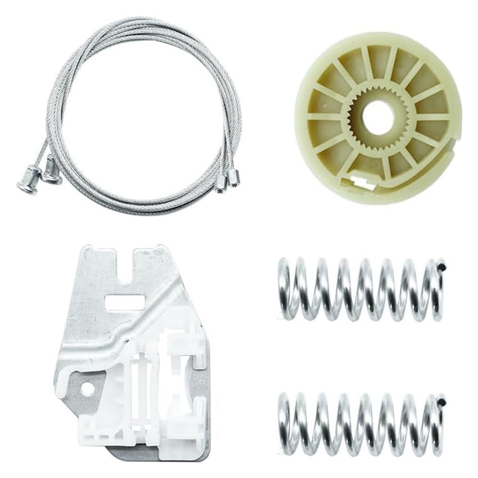 Hhfksci Rear Right Power Window Regulator For Bmw X5 E53 2000-2006 Regulator Repair Kit Clip Rear Left/Right Driver Side Suitable 51357125059(Rear Right)