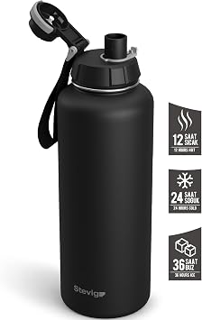 1 Hand Leak-Proof Sızdırmaz Çelik Termos 1500 Mililitre Black ST-235