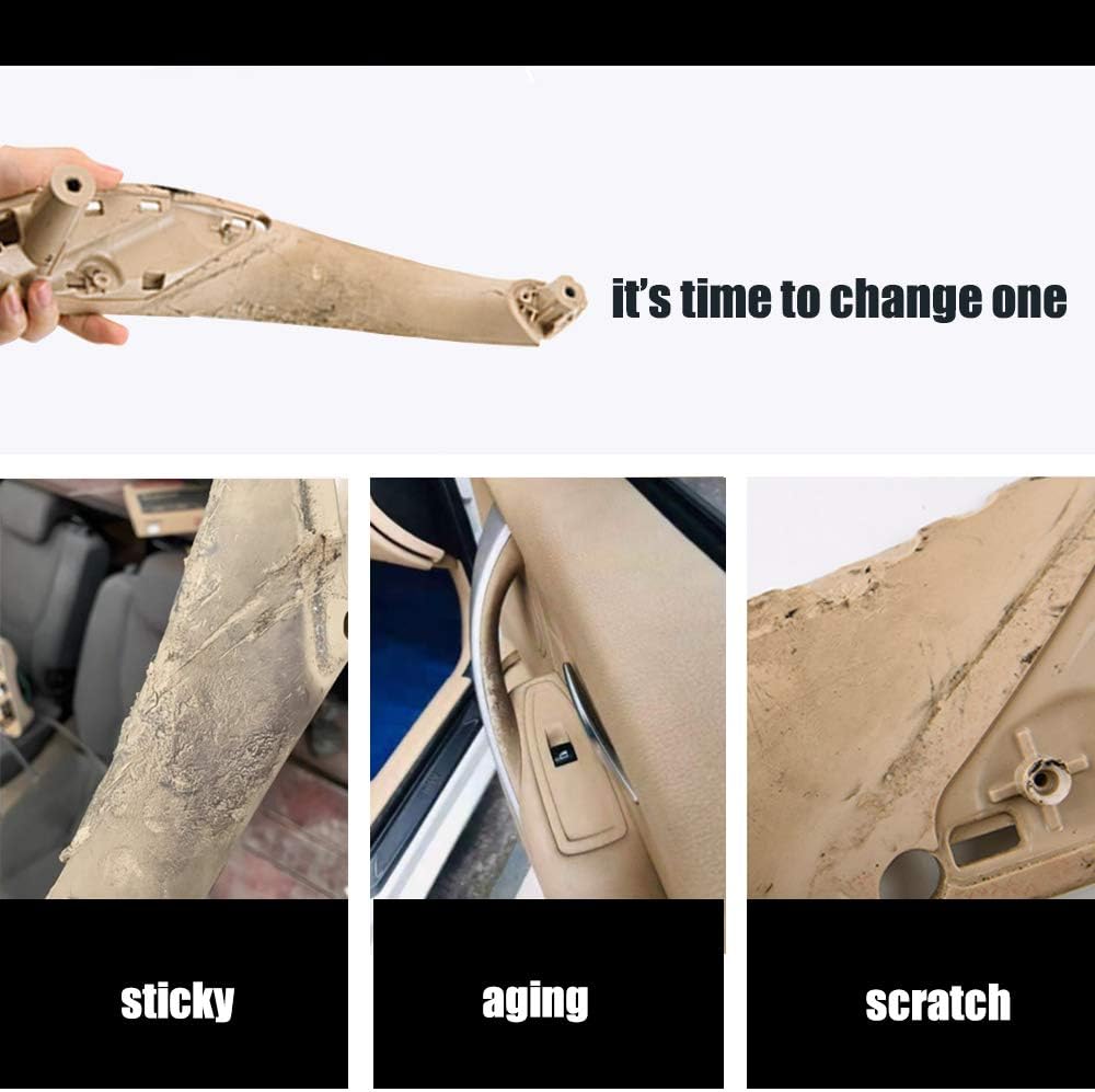 FEXON Door Handles Replacement for BMW Series 3 F30 Series 4 Inner Door Support Trim Pull Strap Armrest Bracket Kit 2012-2018 320 328 330 335 and 2014-2017 428 435 51417279311 Beige