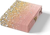 Vista 4 de Erosebridal Juego de ropa de cama de París para niñas y mujeres, funda de edredón de la Torre Eiffel, tamaño Queen, funda de edredón de lentejuelas