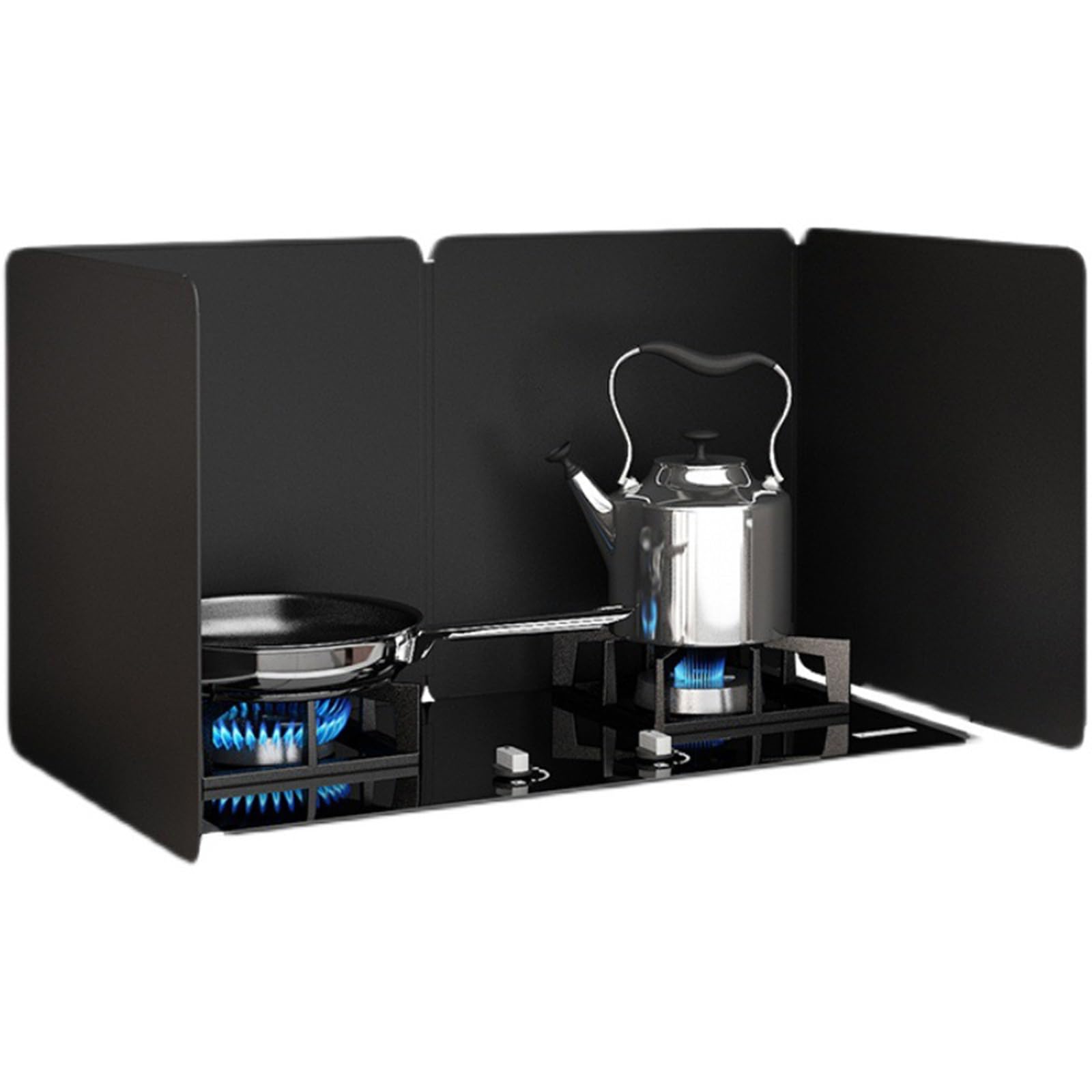 Generico Paraspruzzi d'olio, deflettore antischizzi per Cucina, Protezione antischizzi Portatile, Pannello Isolante, Protezione antischizzi per Cucina, (Dimensioni_Nome, 80x40x35cm)