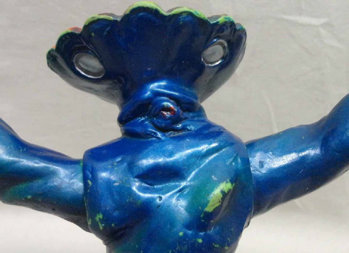 ⚠️当時物・昭和レトロマルサンバンデル星人ソフビフィギュア