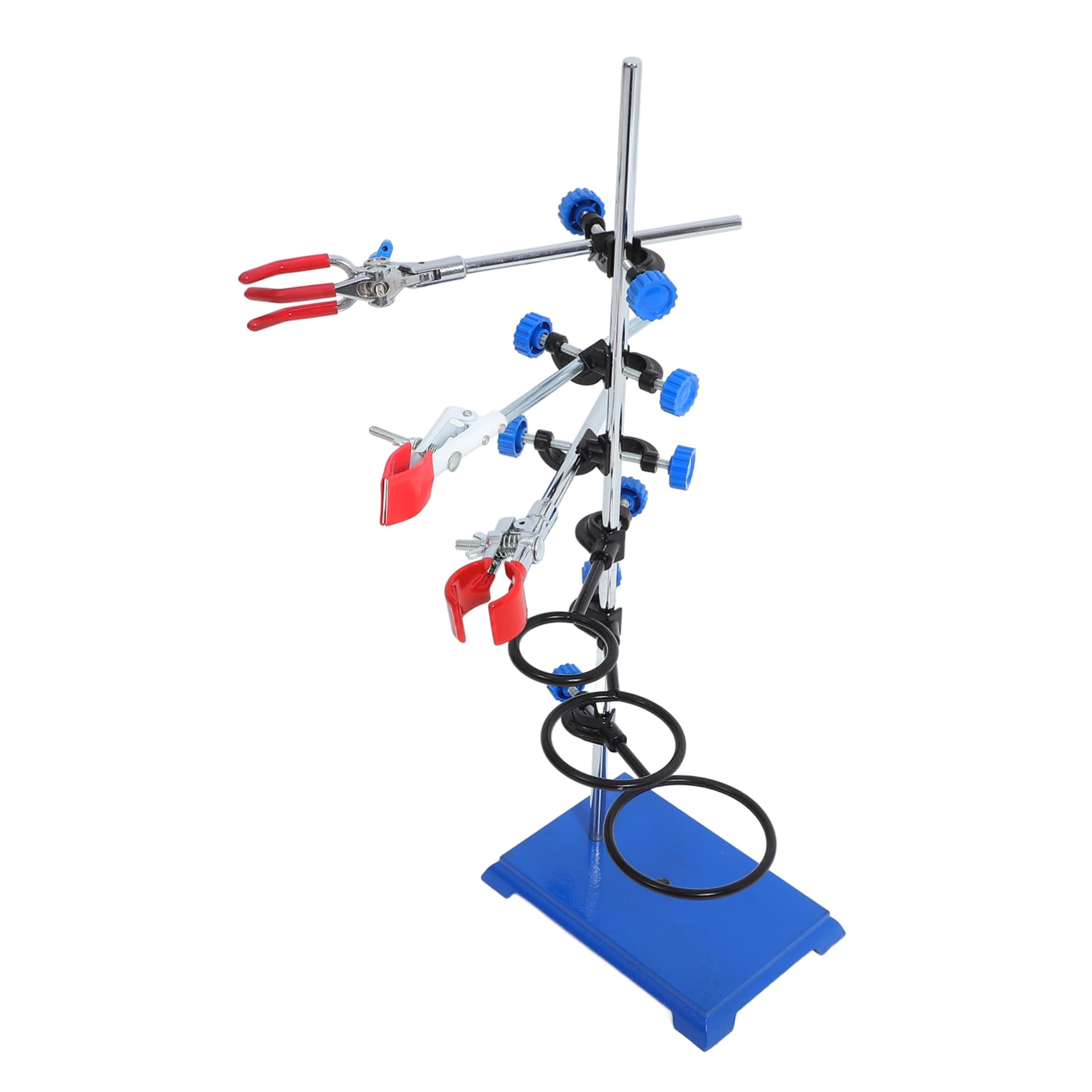 NAMOARLY Stable Support Stand Rod Set for Classroom Set Iron Stand Flask Clamp Chemistry Equipment Kit