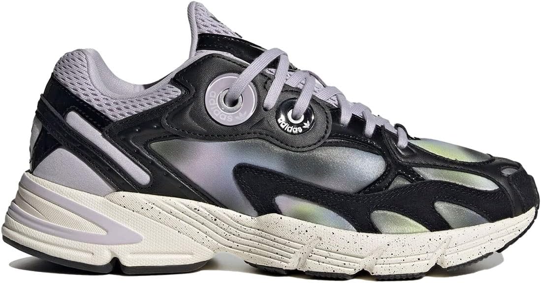 紺×赤 アディダス アスター クレイジーカラー 刺しゅう スニーカー